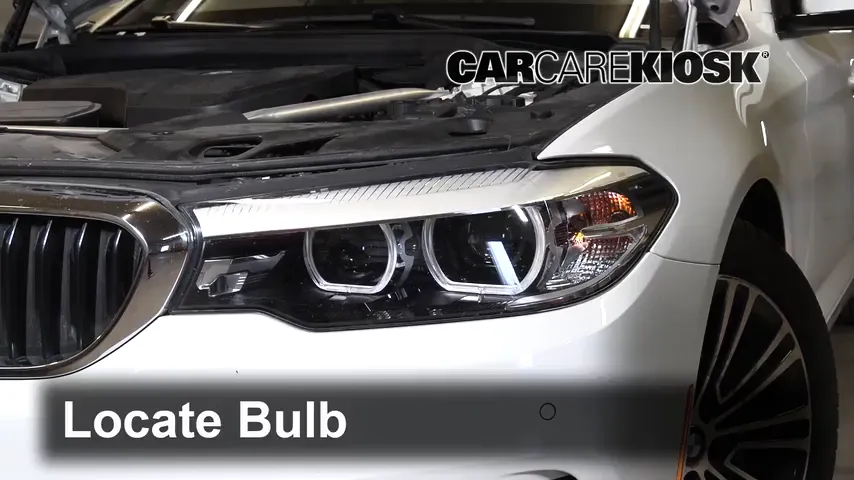 2019 BMW 530i 2.0L 4 Cyl. Turbo Lights Highbeam (replace bulb)